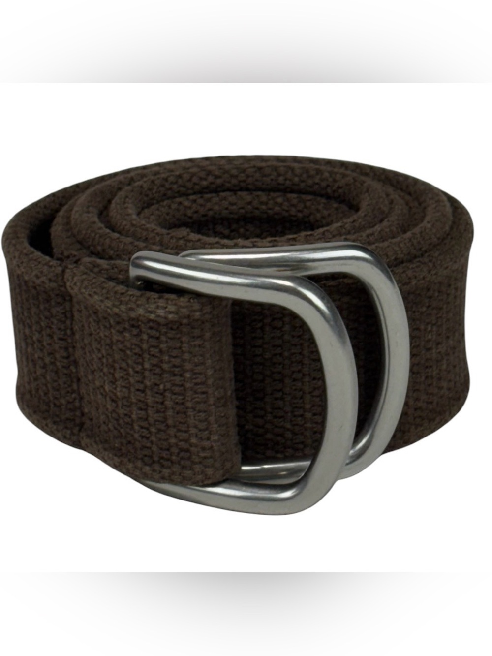 Polo Ralph Lauren Canvas Double D Ring Belt Brown XL